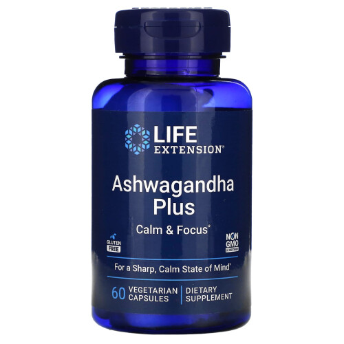 Ashwagandha Plus, 60 Cápsulas Vegetarianas