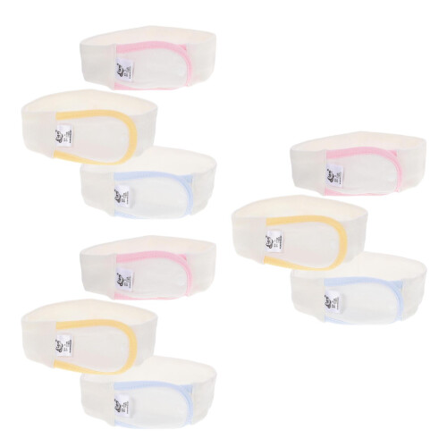 9Pièces Ceintures Réglables Confortables En Coton Pour Couches Bébé 2