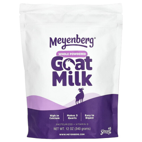 Meyenberg Goat Milk, Meyenberg Leite de Cabra, Leite de Cabra Poderizado, 12 oz (340 g)