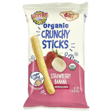 Earth's Best, Palitos Orgánicos Crunchy, 6+ Meses, Fresa Banana, 0.56 oz (16 g)