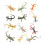 72Pièces Figurines Reptiles Jouets Simulation Plastique 2