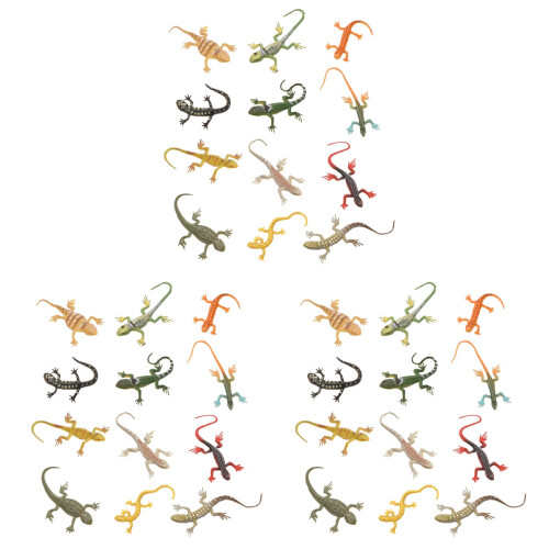 72Pièces Figurines Reptiles Jouets Simulation Plastique 2