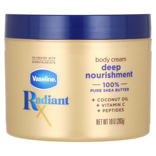 Vaseline Βάσελιν, RadiantX, Μεγάλη Νιτροποίηση Σώματος Κρέμα, 10 oz (283 g)