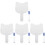 4Ensembles Paddles Élèves À Main Blanche En Bois ABS 4