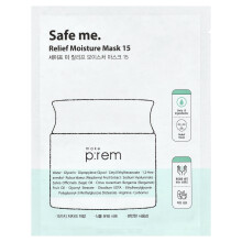 make p:rem, Safe Me, Relief Feuchtigkeitsschutz-Beauty-Maske 15, 1 Blatt, 0,84 fl oz (25 ml)
