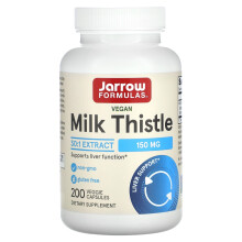 Vegan Milk Thistle, 150 mg, 200 Veggie Kapsler