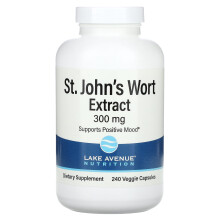 Lake Avenue Nutrition, St. John's Wort Ekstrakt, 300 mg, 240 Veggie Kapsler