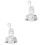 2Pièces Transparent Décor Coupe Enfants 5