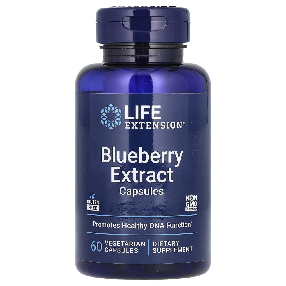 Life Extension , Blueberry Extract Capsules, 60 Vegetarian Capsules