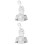 2Pièces Transparent Décor Coupe Enfants 7
