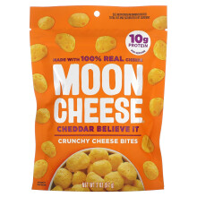 Moon Cheese, Bocconcini di Formaggio Croccanti, Cheddar Credimi, 2 oz (57 g)