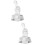 2Pièces Transparent Décor Coupe Enfants 9