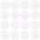 300Pièces Base Adhésive Pour Bougie Stickers Mousse Blanche 2