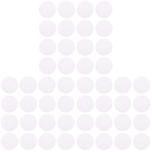 300Pièces Base Adhésive Pour Bougie Stickers Mousse Blanche 2