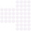 300Pièces Base Adhésive Pour Bougie Stickers Mousse Blanche 7