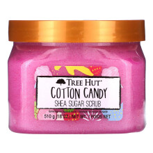 Tree Hut, Shea Sukker Scrub, Cotton Candy, 18 oz (510 g)