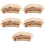 5Pièces Clôture Décorative En Bois Beige Pour Micro Paysage 9