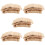 5Pièces Clôture Décorative En Bois Beige Pour Micro Paysage 10