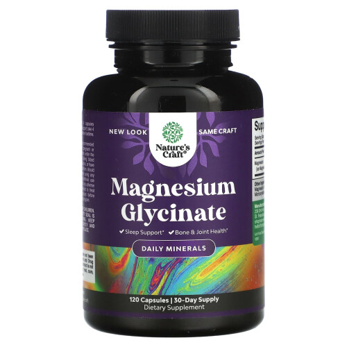 Nature's Craft, Magnesium Glycinate, 120 Capsule