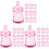 90Pièces Décorations Miniatures Roses Pour Baby Shower 2