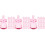 90Pièces Décorations Miniatures Roses Pour Baby Shower 4