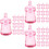 90Pièces Décorations Miniatures Roses Pour Baby Shower 6