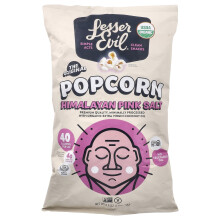 LesserEvil, Popcorn, Sal de Himalaia Rosa, 4,6 oz (130 g)