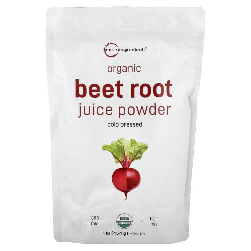 Organic Beet Juice Powder Micro Ingredients, 1 libra (454 g)