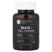 Neurogan Health, NAD+, Cell Renewer, 900 mg, 90 Kapslí