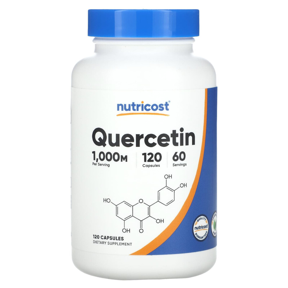 Nutricost , Quercetin, 1,000 Mg 120 Capsules (500 Mg Per Capsule)