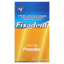 Fixodent, Tandprotheseplakkerpoeder, Extra Houding, 2,7 oz (76 g)