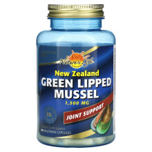 Nature's Life, Nowozelandzka Zielona Płetwa Morska, 1,500 mg, 90 Vegetarian Capsules (500 mg per Capsule)