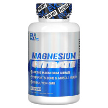 EVLution Nutrition, Magnézium-citrát, 60 vegán kapszula