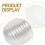 60Pièces Support Intérieur Casquette En PVC Transparent 8