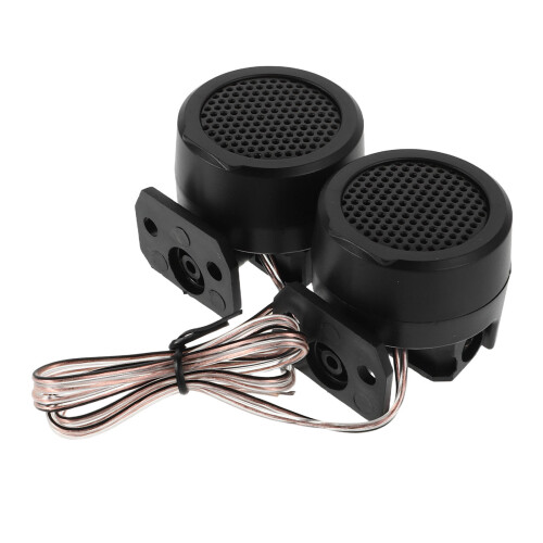 2Paires Tweeters Audio 500W ABS Noir Compact 1