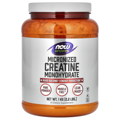 NOW Foods NOW Foods, Sports, Κρεατινίνη Μονοϋδράτη, 2.2 λίβρες (1 κιλό)