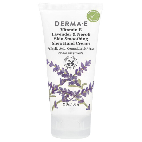 DERMA E, Κρέμα Δέρματος Σμουντισμού Σέα, Βιταμίνη E, Λεβάντα & Νερολί, 2 oz (56 g)