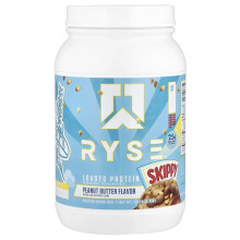 RYSE, Proteína Carregada, Proteína de Leite de Alta Qualidade com MCTs, Manteiga de Amendoim Skippy, 2,4 lb (1.077 g)