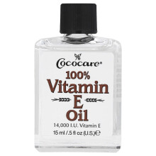Cococare, 100% Vitamin E Oil, 0,5 fl oz (15 ml)