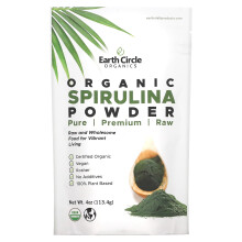 Earth Circle Organics, Organische Spirulina Poeder, 4 oz (113,4 g)