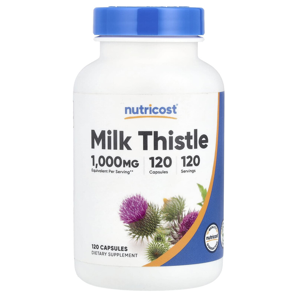 Nutricost , Milk Thistle, 1,000 Mg, 120 Capsules