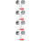4Ensembles Plug Freins Roller PU Couleurs Variées Résistants 10