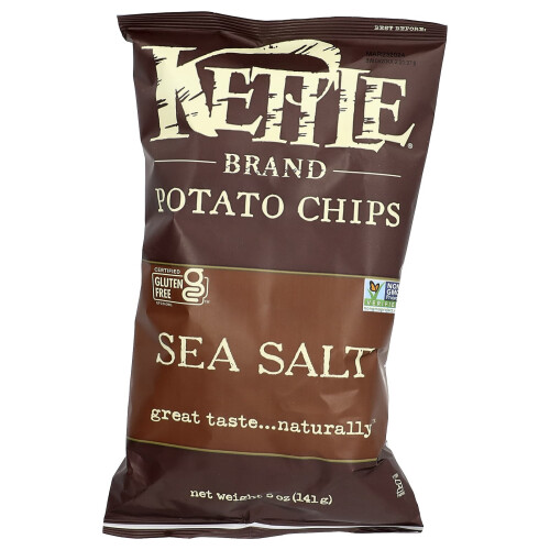 Kettle Foods, Πατάτες Τσιπς, Θάλασσα Λιλά, 5 oz (141 g)