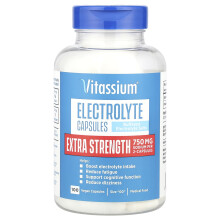 Vitassium, Elektrolyt Capsules, Grootte "00", 100 Veggane Capsules