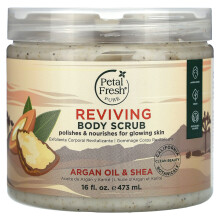Petal Fresh, Pure, Reviverend Lichaamsscrub, Arganolie & Shea, 16 fl oz (473 ml)