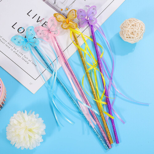 24Pièces Baguettes Cosplay Pour Filles Colorées 2