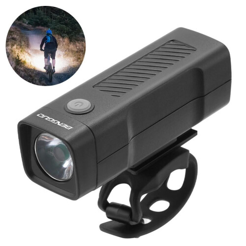 Bike Front Light - Compact, Portable with Quick-Release & USB Rechargeable Design 1