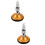 2Pièces Métalliques Pour Coupe-Verre Cercle Usage 9