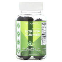 Vitamatic, Bez Cukru Moringa Gummies, 10,000 mg, 60 Gummies (5,000 mg na Gummy)