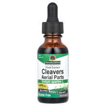 Nature's Answer, Cleavers Luftdel, Fluid Ekstrakt, Alkoholfri, 2,000 mg, 1 fl oz (30 ml)